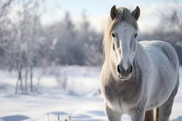 نکات مهم نگهداری اسب در زمستان
